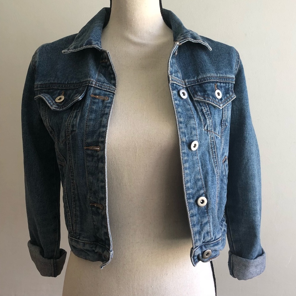 Forever21 Denim Crop Jacket